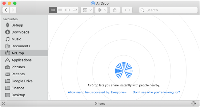 airdrop macbook to iphone x